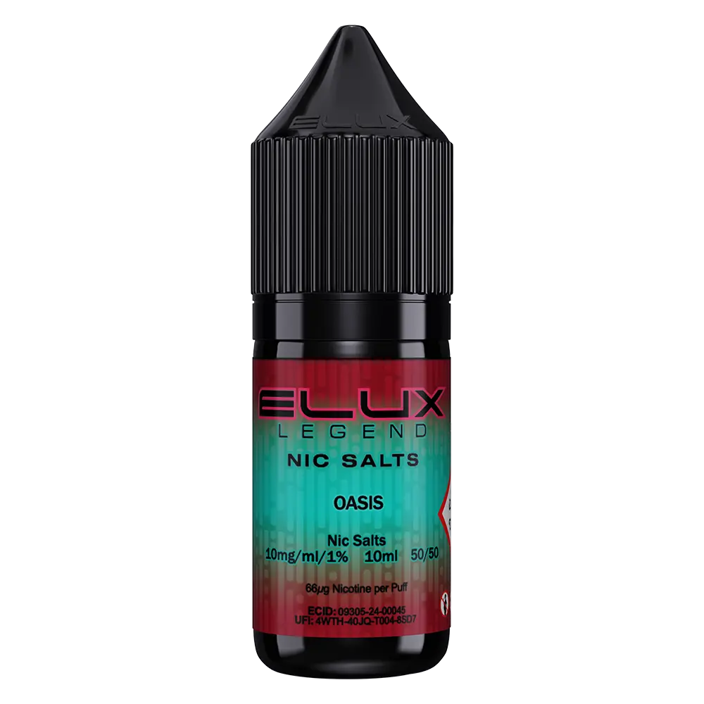 ELux Legend Nic Salt Oasis in 10 ml bottle