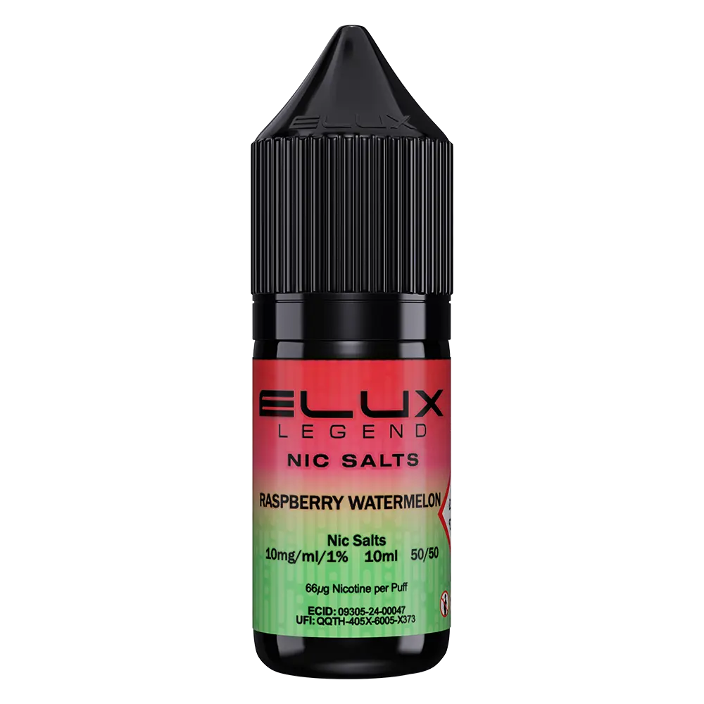 ELux Legend Nic Salt Raspberry Watermelon in 10 ml bottle