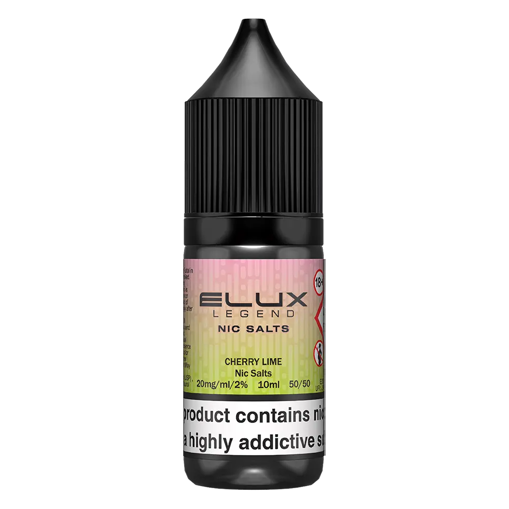ELux Legend Nic Salt Cherry Lime in 10 ml bottle