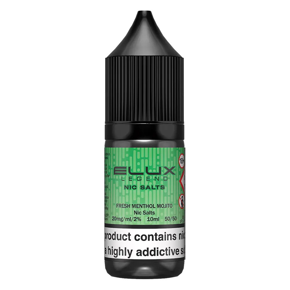 ELux Legend Nic Salt Fresh Menthol Mojito in 10 ml bottle