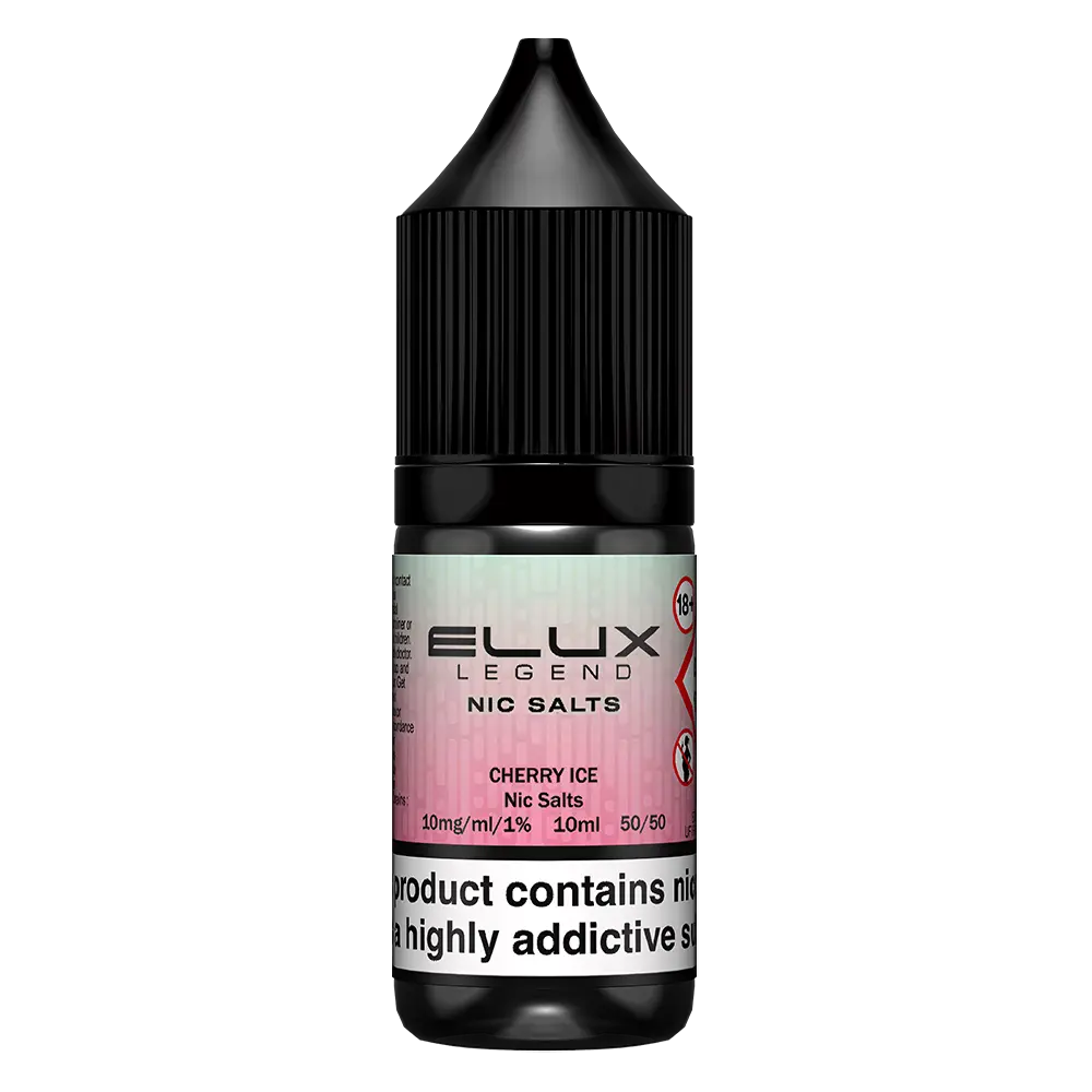 ELux Legend Nic Salt Cherry Ice in 10 ml bottle