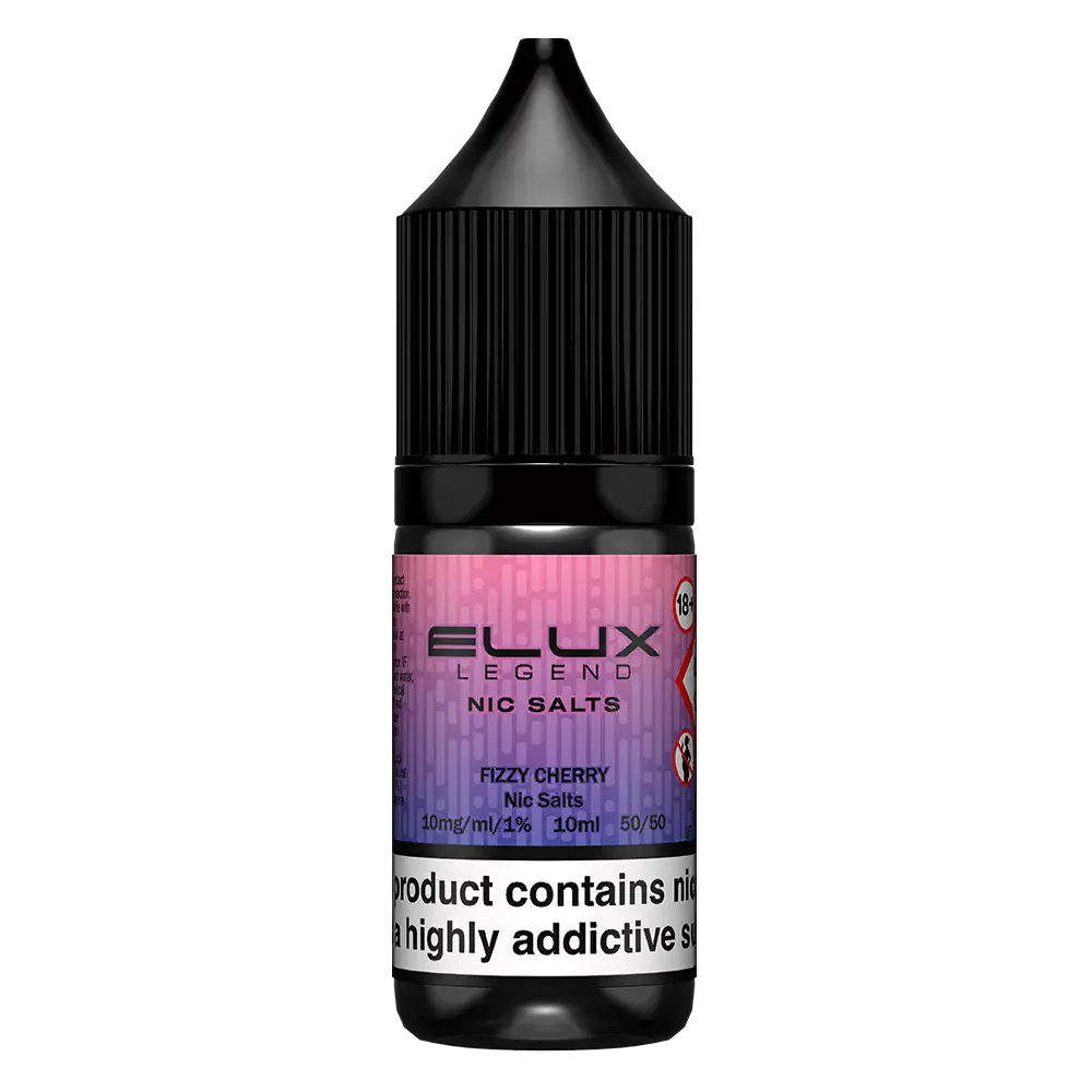 ELux Legend Nic Salt Fizzy Cherry in 10 ml bottle
